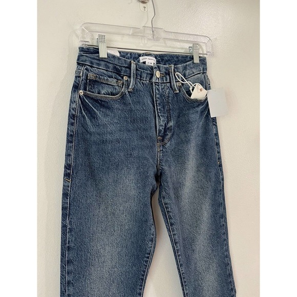 NWT Good American Good Classic High Rise Medium Wash Skinny Jeans Size 2/26 - Picture 5 of 11